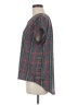 Tacera Plaid Gray Short Sleeve T-Shirt Size M - photo 5