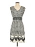 Express Print Gray Casual Dress Size M - photo 2