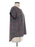 Tacera Plaid Gray Short Sleeve T-Shirt Size M - photo 4