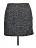 H&M 100% Polyester Tweed Gray Casual Skirt Size 14 - photo 1