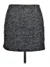 H&M 100% Polyester Tweed Gray Casual Skirt Size 14 - photo 2