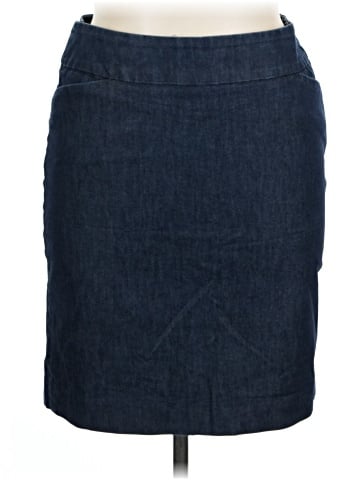Halogen Denim Skirt (view 1)