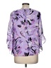 Kasper 100% Polyester Purple 3/4 Sleeve Blouse Size M - photo 2