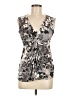Express 100% Rayon Gray Sleeveless Blouse Size M - photo 1