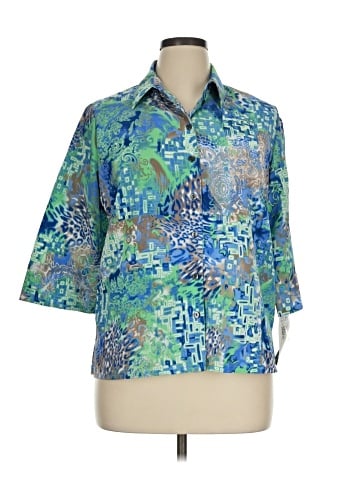 Alia 3/4 Sleeve Blouse (view 1)