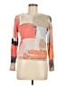 Nic + Zoe Print Orange Pullover Sweater Size M (petite) - photo 1