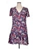 BCBG Paris Floral Blue Casual Dress Size XL - photo 1