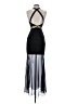Express 100% Polyester Black Cocktail Dress Size 0 - photo 2
