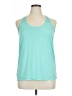 Xersion 100% Polyester Teal Active Tank Size XL - photo 1