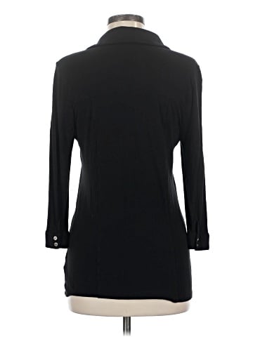 White House Black Market 3/4 Sleeve Button-Down Shirt (view 2)