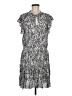 Allison Joy 100% Rayon Animal Print Silver Casual Dress Size M - photo 1