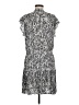 Allison Joy 100% Rayon Animal Print Silver Casual Dress Size M - photo 2