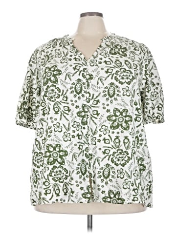 Lane Bryant Short Sleeve Blouse (view 1)