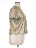 Porridge Metallic Gold Short Sleeve Top Size XL (4) - photo 4