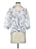 Chenault Blue 3/4 Sleeve Blouse Size S - photo 1