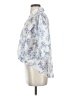 Chenault Blue 3/4 Sleeve Blouse Size S - photo 5
