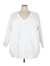 Avenue 100% Cotton White Sweatshirt Size 30 - 32 Plus - photo 1