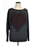 Go Couture Gray Long Sleeve T-Shirt Size XL - photo 1