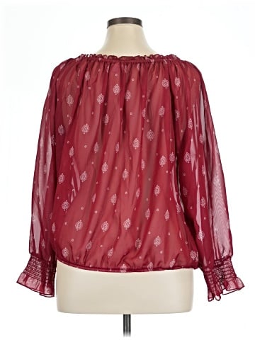 Charming Charlie 3/4 Sleeve Blouse (view 2)
