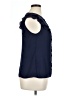 Elle 100% Polyester Blue Sleeveless Blouse Size XL - photo 4