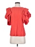 THML Red Short Sleeve Blouse Size XS - photo 1