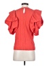 THML Red Short Sleeve Blouse Size XS - photo 2