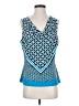 Calvin Klein Blue Sleeveless Blouse Size P (petite) - photo 1