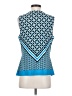 Calvin Klein Blue Sleeveless Blouse Size P (petite) - photo 2