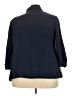 Ann Taylor LOFT 100% Polyester Blue Blazer Size 22 - photo 2
