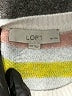Ann Taylor LOFT Outlet Stripes Multi Color White Pullover Sweater Size XS (petite) - photo 7