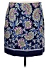 Talbots Paisley Blue Casual Skirt Size 8 - photo 1