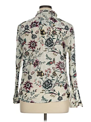 Ann Taylor LOFT Long Sleeve Blouse (view 2)