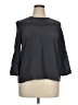Collective Concepts Gray 3/4 Sleeve Blouse Size XL - photo 1