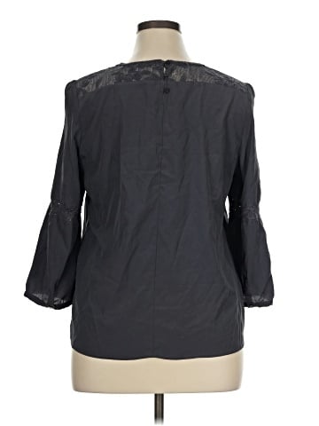 Collective Concepts 3/4 Sleeve Blouse (view 2)