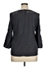 Collective Concepts Gray 3/4 Sleeve Blouse Size XL - photo 2