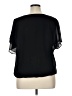 VIISHOW Black Short Sleeve Blouse Size XL - photo 2