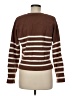 For The Republic Stripes Brown Pullover Sweater Size M - photo 2