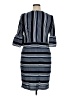 ECI 100% Polyester Stripes Blue Casual Dress Size 14 - photo 2