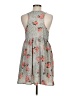 Cotton On 100% Polyester Floral Gray Casual Dress Size M - photo 2