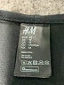 H&M Solid Black One Piece Swimsuit Size 12 - photo 3