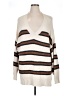 American Eagle Outfitters Stripes Ivory Pullover Sweater Size XL - photo 1