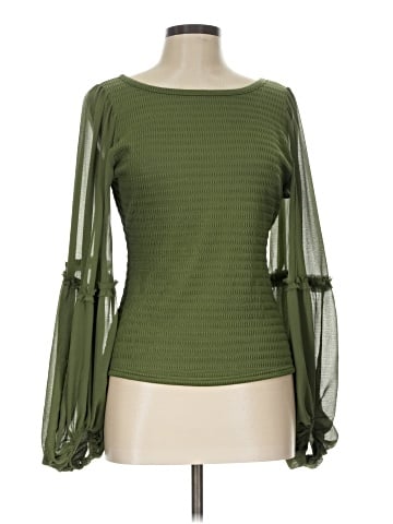 By Anthropologie Long Sleeve Blouse (view 1)