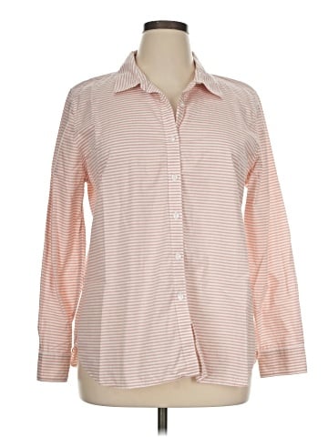 Garnet Hill Long Sleeve Button-Down Shirt (view 1)