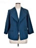 Chico's 100% Polyester Chevron-herringbone Blue Blazer Size XL (3) - photo 1