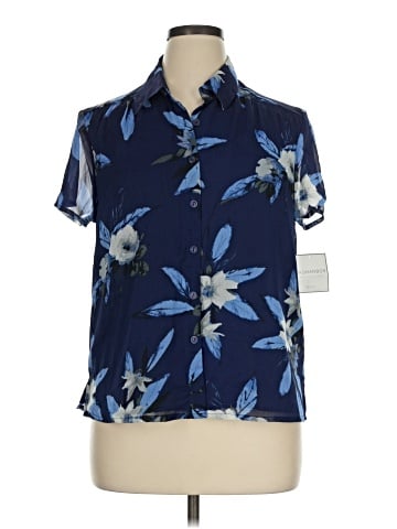Sag Harbor Short Sleeve Blouse (view 1)