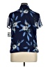 Sag Harbor 100% Polyester Floral Blue Short Sleeve Blouse Size XL Petite - photo 2