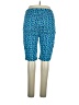 Soft Surroundings Print Blue Active Pants Size 1X - photo 2
