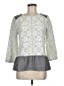 THML Gray 3/4 Sleeve Blouse Size M - photo 1