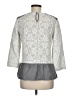 THML Gray 3/4 Sleeve Blouse Size M - photo 2