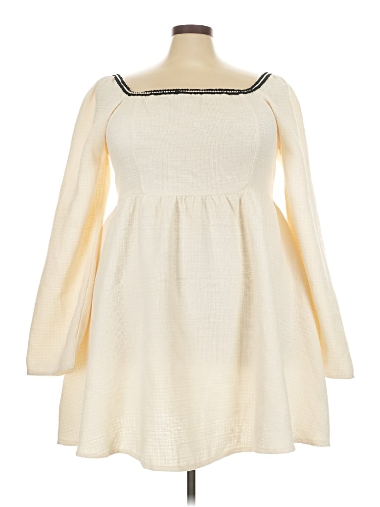 Pre-owned Cider Casual Dress In Ivory